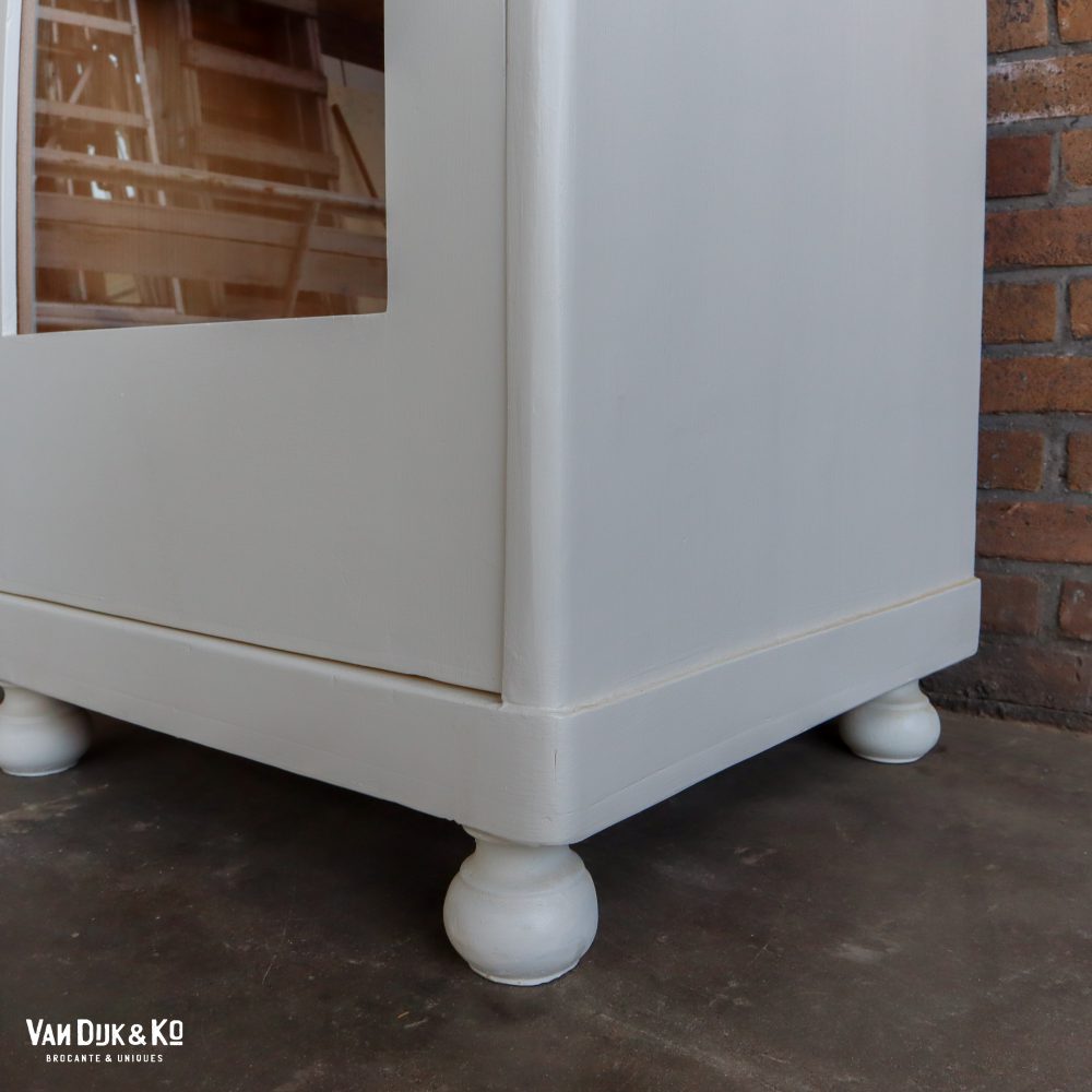 Witte eendeurs vitrinekast - Afbeelding 6