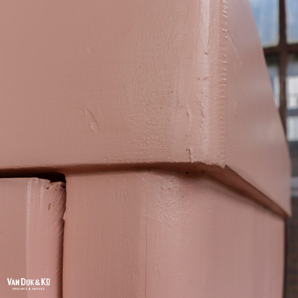 Roze eendeurs vitrinekast - Afbeelding 6