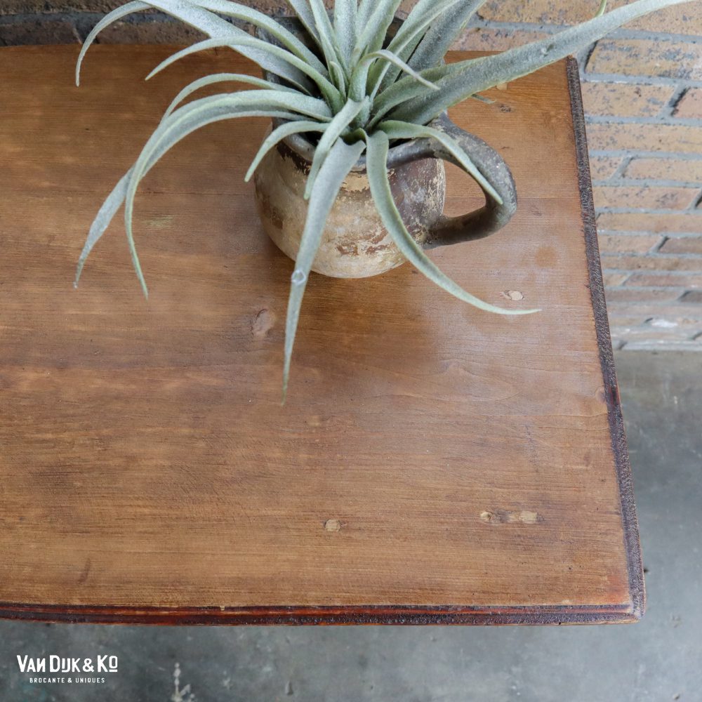 Brocante houten kastje - Afbeelding 5