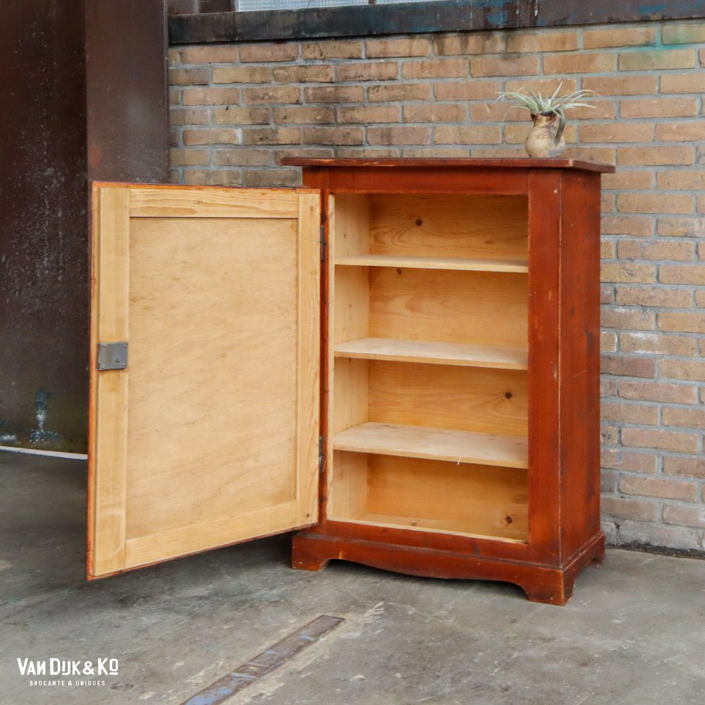 Brocante houten kastje - Afbeelding 3