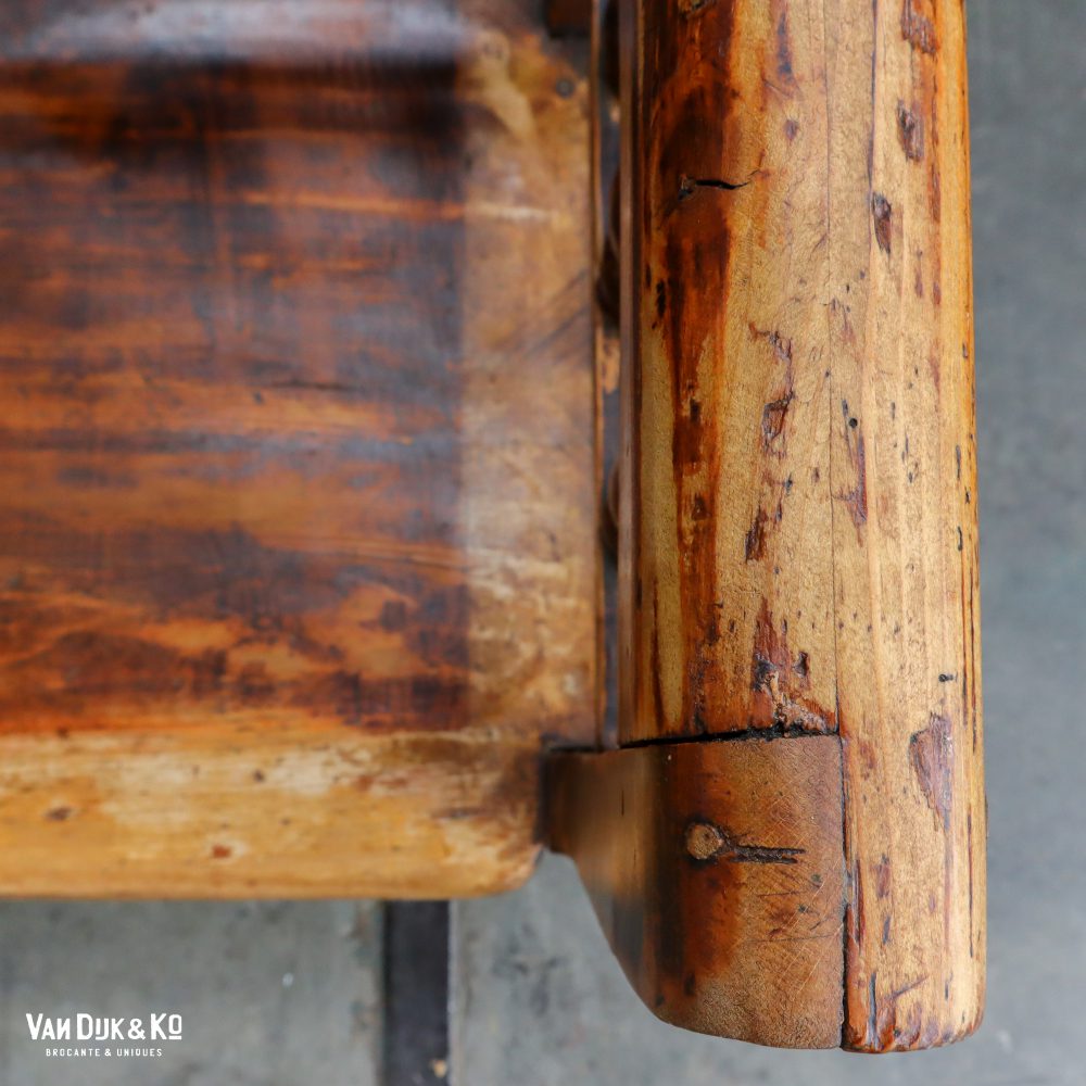 Houten bank met lade - Afbeelding 6