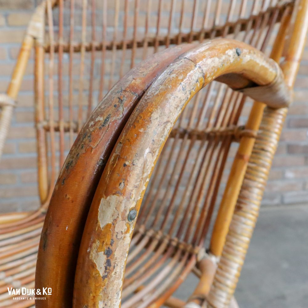 Vintage Rotan stoel - Afbeelding 8