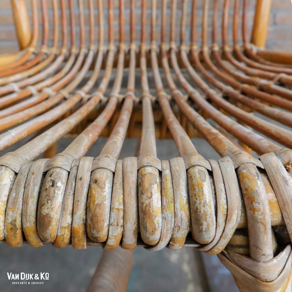 Vintage Rotan stoel - Afbeelding 7