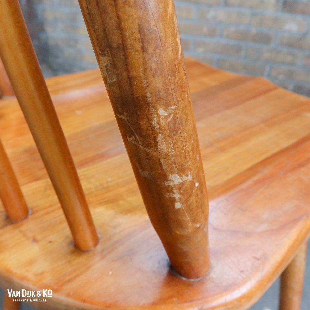 Vintage spijlenstoelen - Afbeelding 7