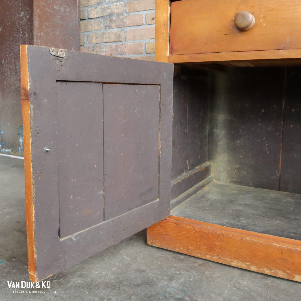 Brocante houten kastje - Afbeelding 5