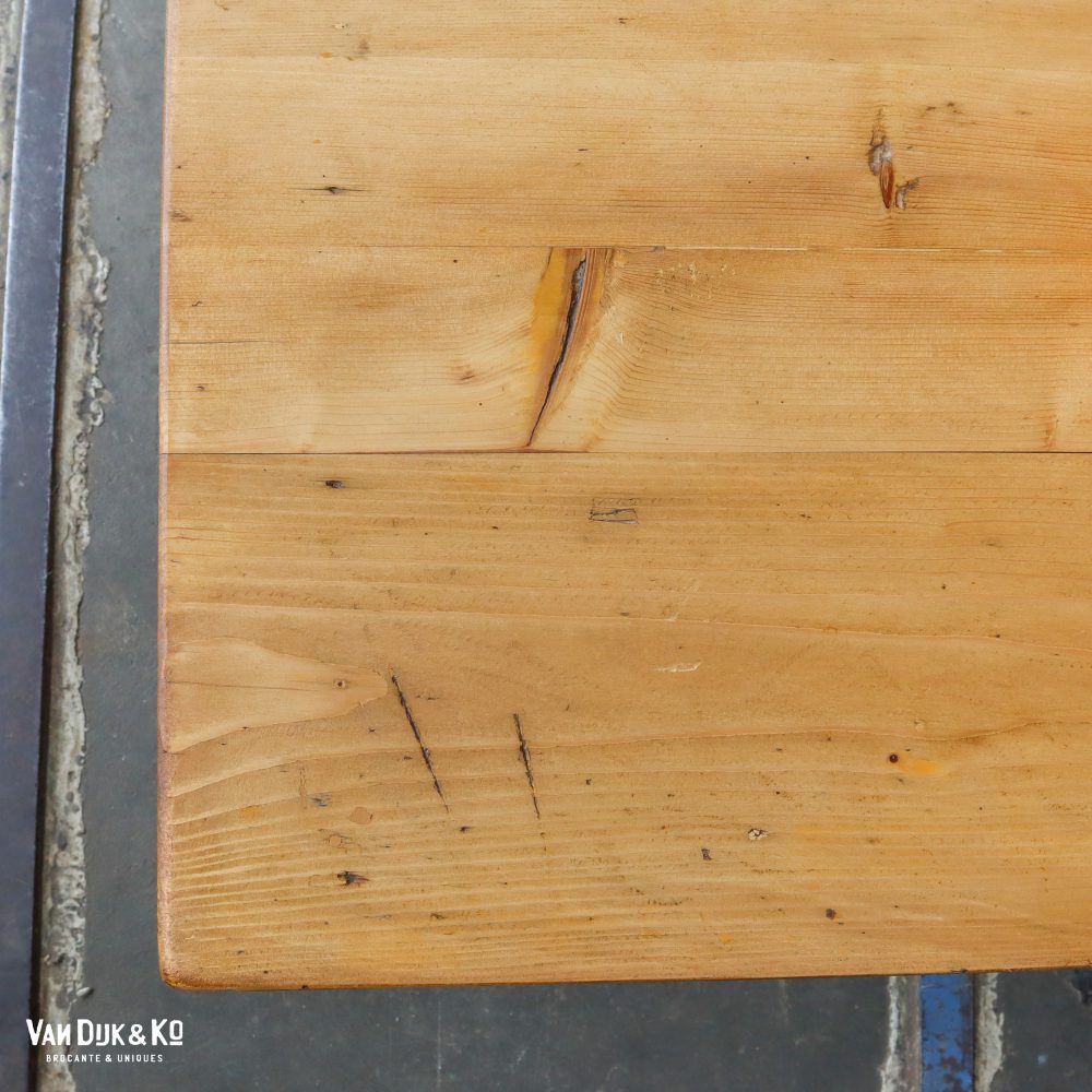 Brocante houten tafel - Afbeelding 4