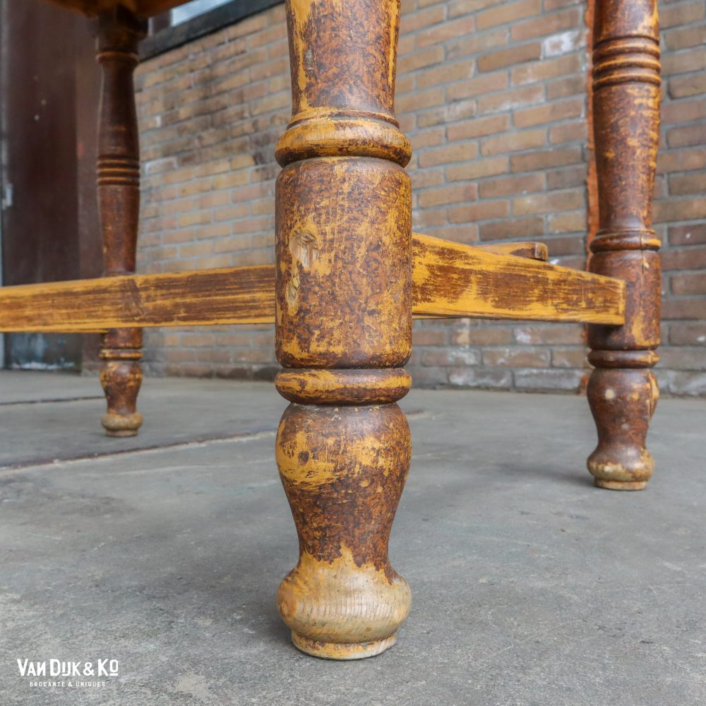 Brocante houten tafel - Afbeelding 5