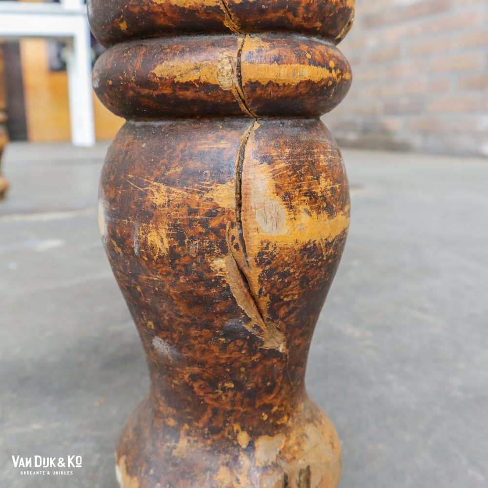 Brocante houten tafel - Afbeelding 6
