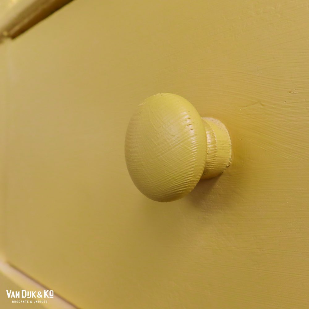 Gele eendeurs vitrinekast - Afbeelding 6