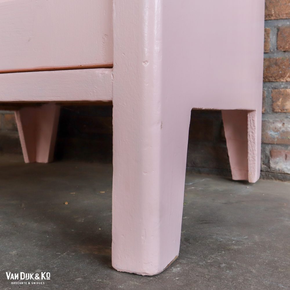 Roze eendeurs linnenkast - Afbeelding 6