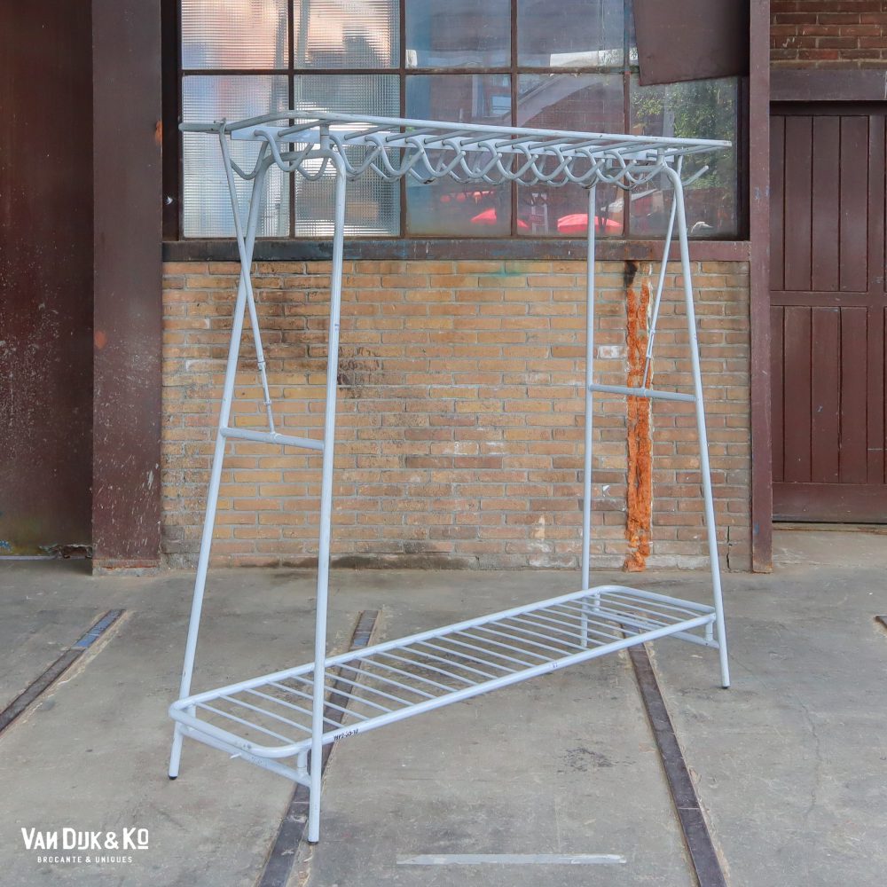 Vintage metalen kledingrekken - Afbeelding 2