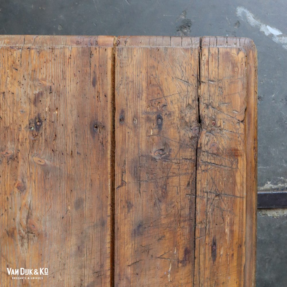Brocante houten tafel - Afbeelding 4