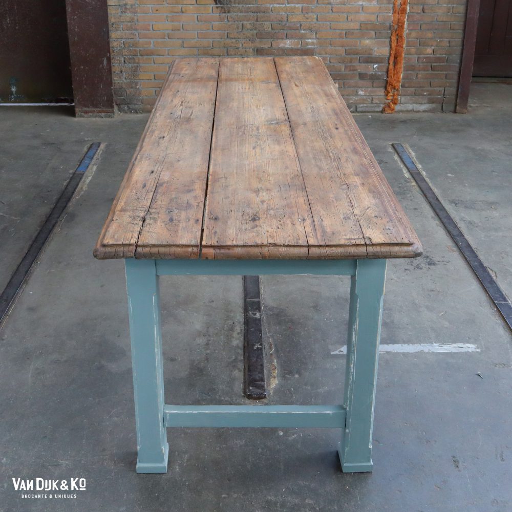 Brocante houten tafel - Afbeelding 3