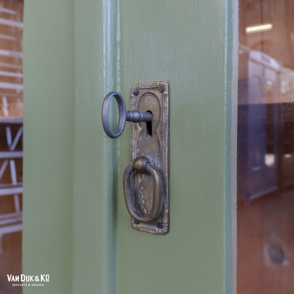 Groene vitrinekast - Afbeelding 9