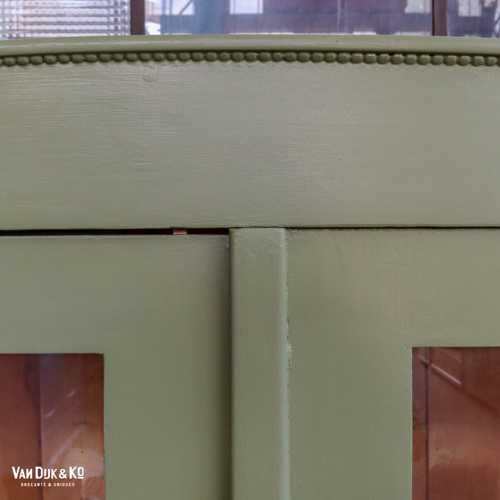 Groene vitrinekast - Afbeelding 7
