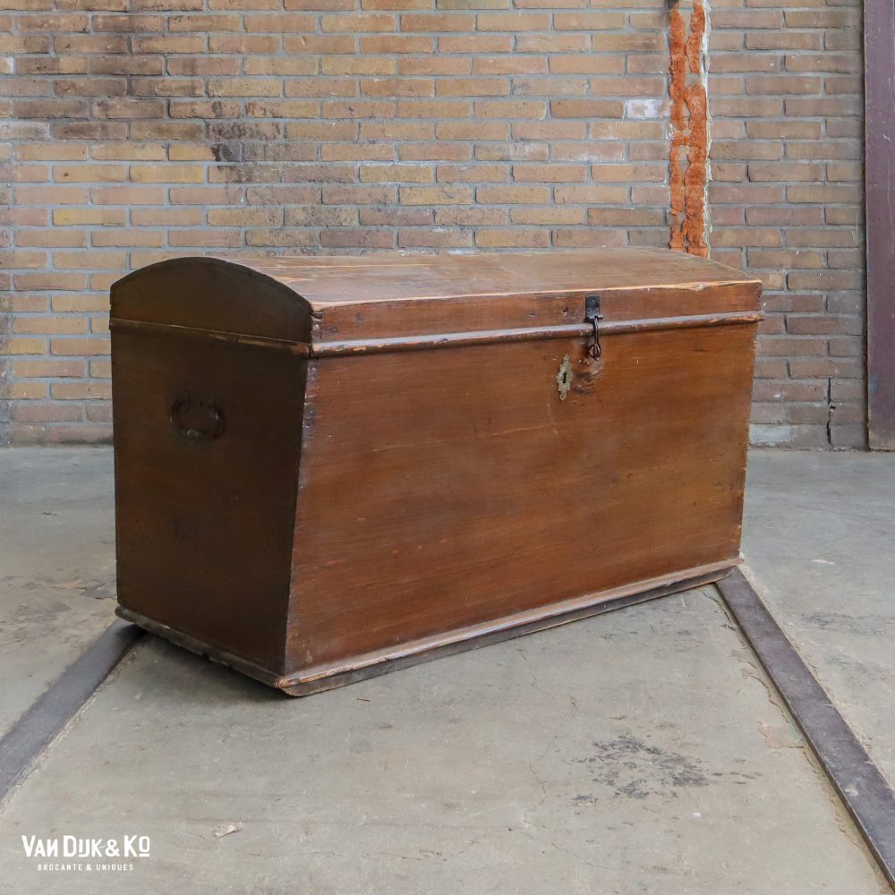 Brocante houten kist - Afbeelding 5