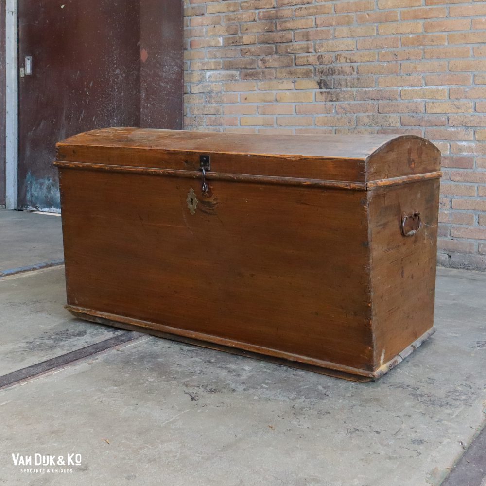 Brocante houten kist - Afbeelding 6