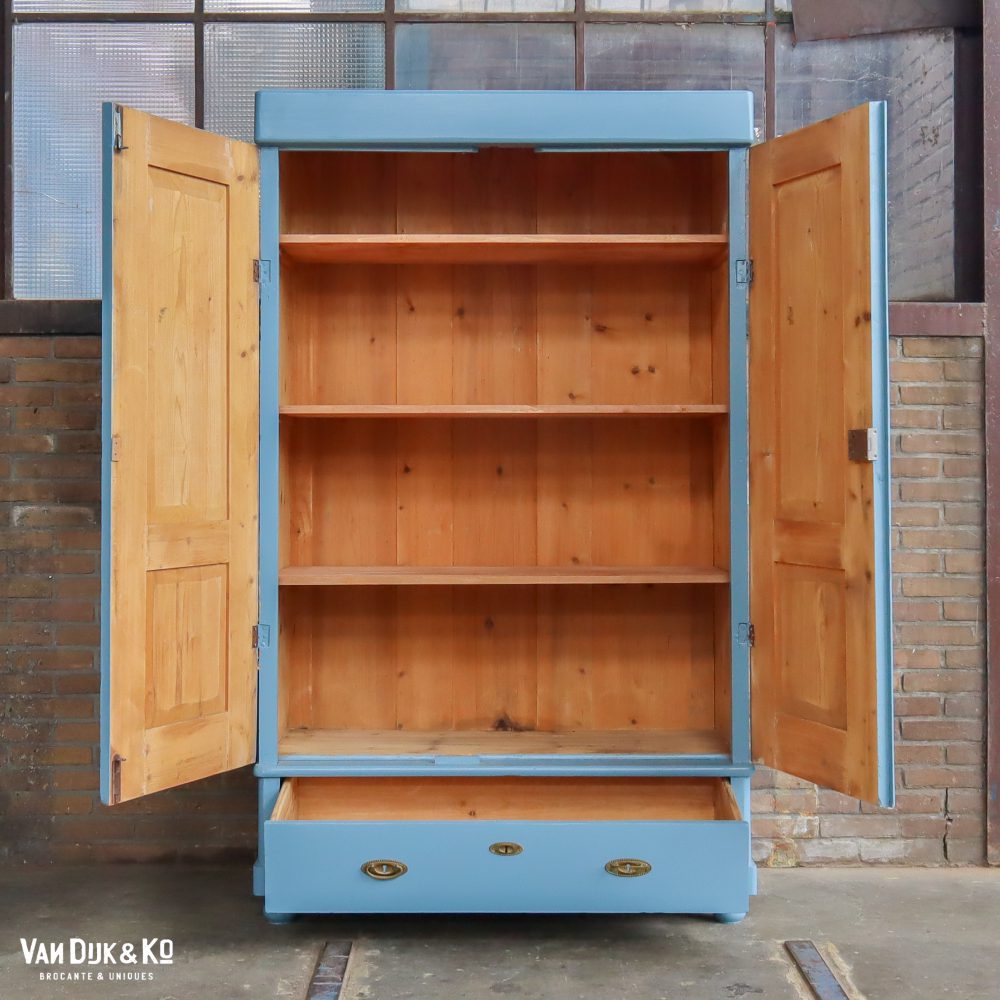 Blauwe linnenkast - Afbeelding 3