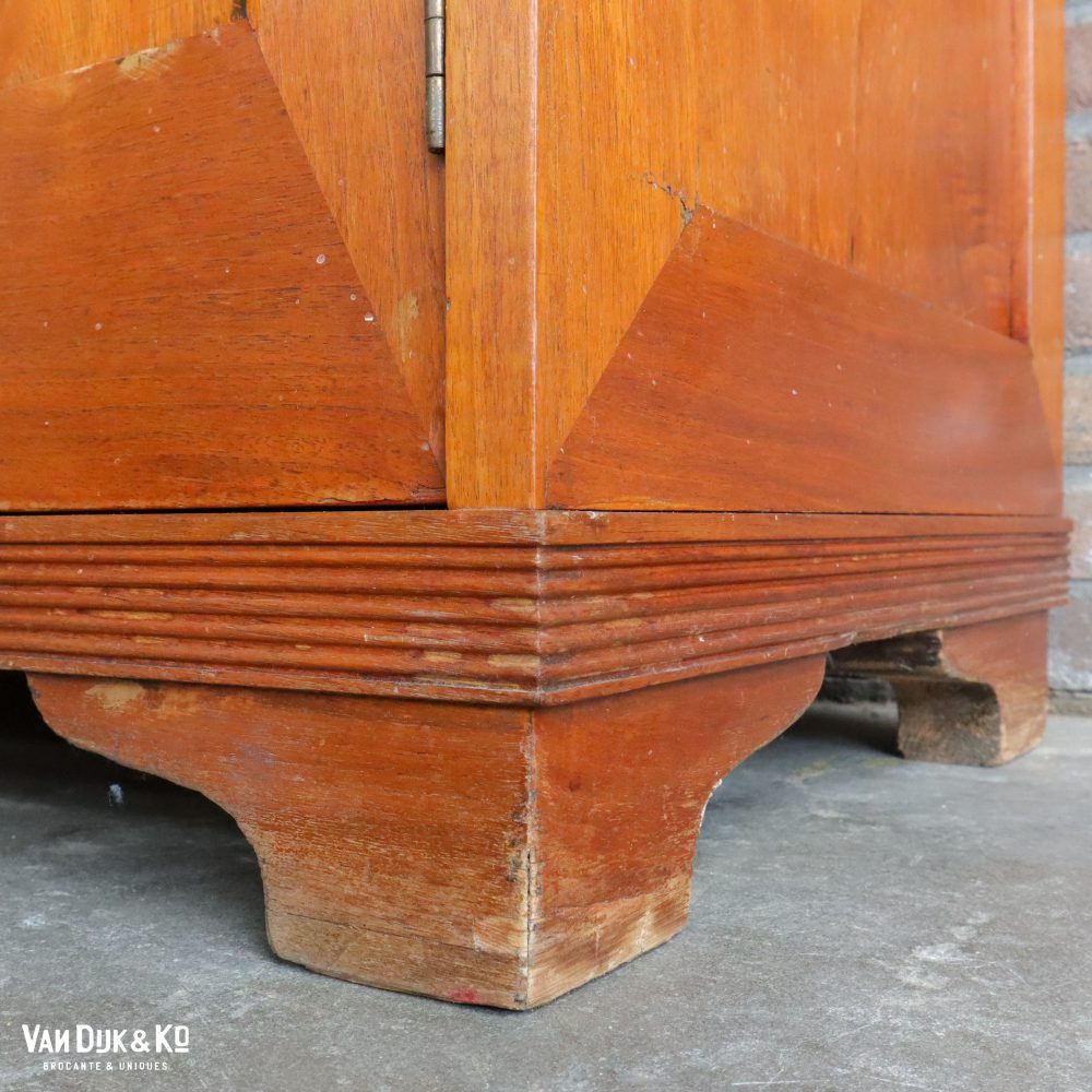 Bruine brocante buffetkast - Afbeelding 12