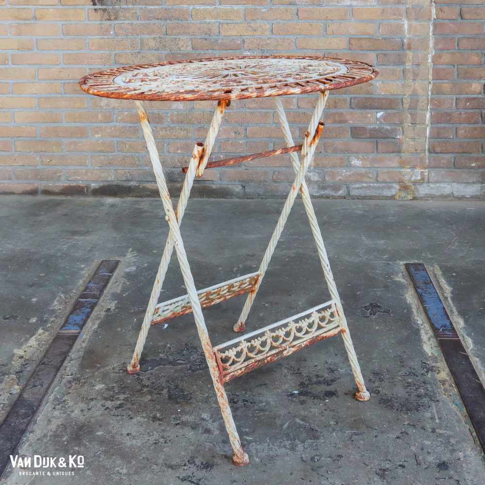 Franse brocante bistroset - Afbeelding 3