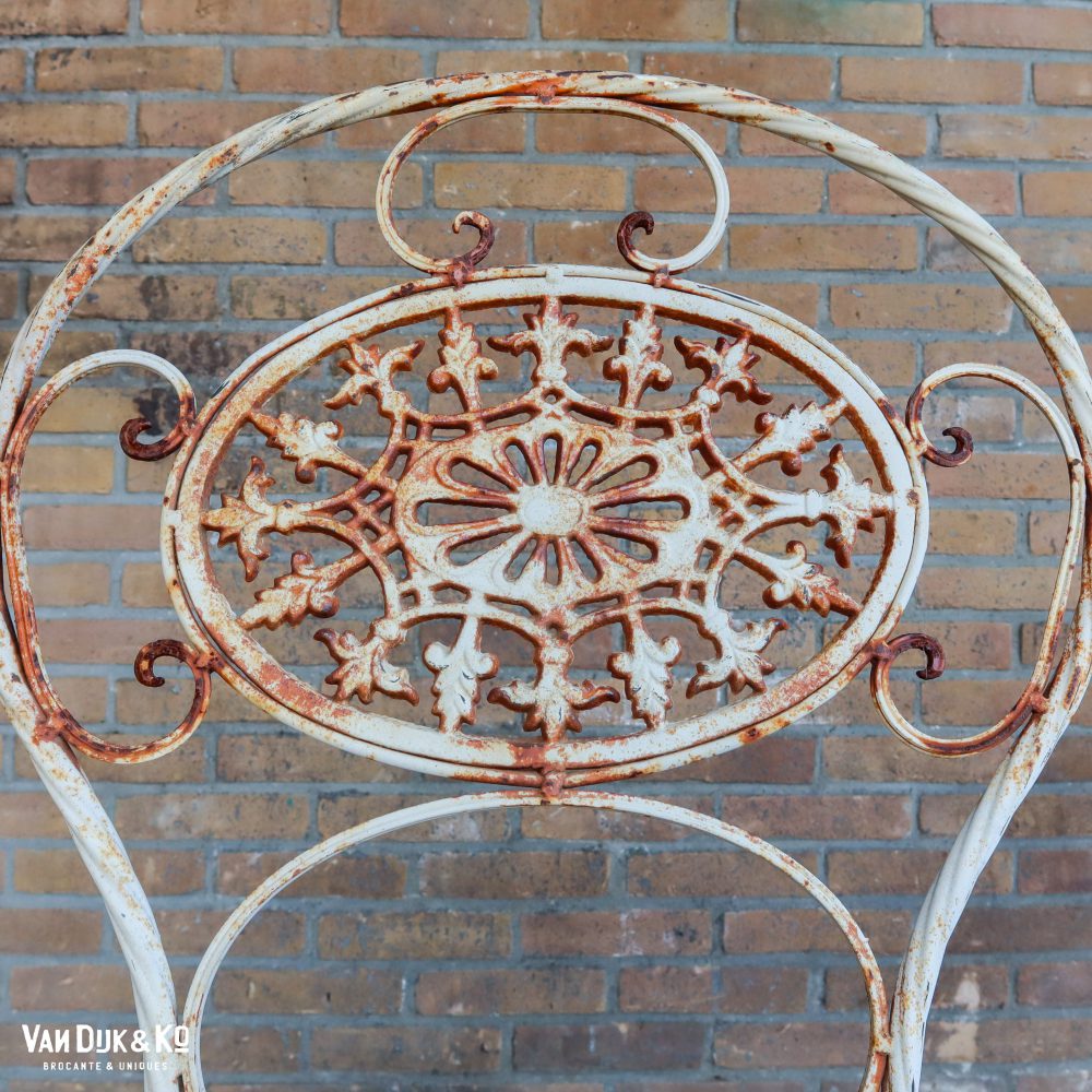 Franse brocante bistroset - Afbeelding 13