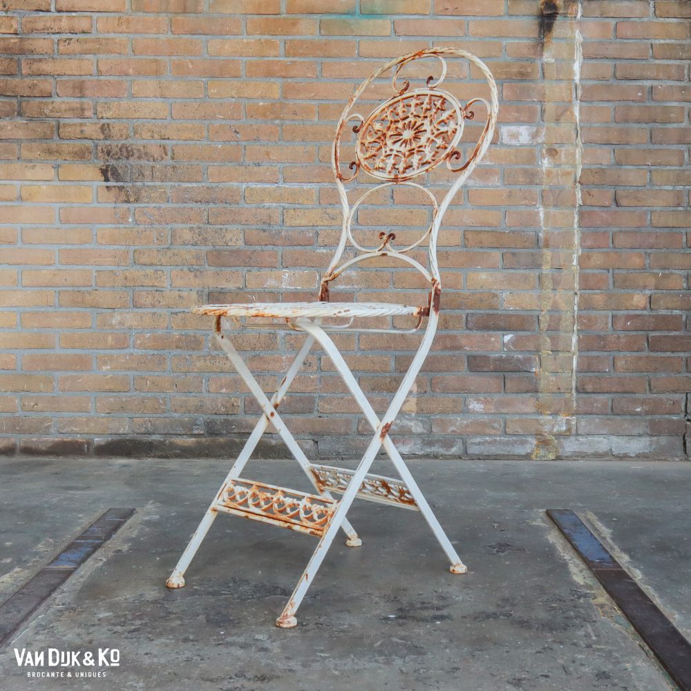 Franse brocante bistroset - Afbeelding 11