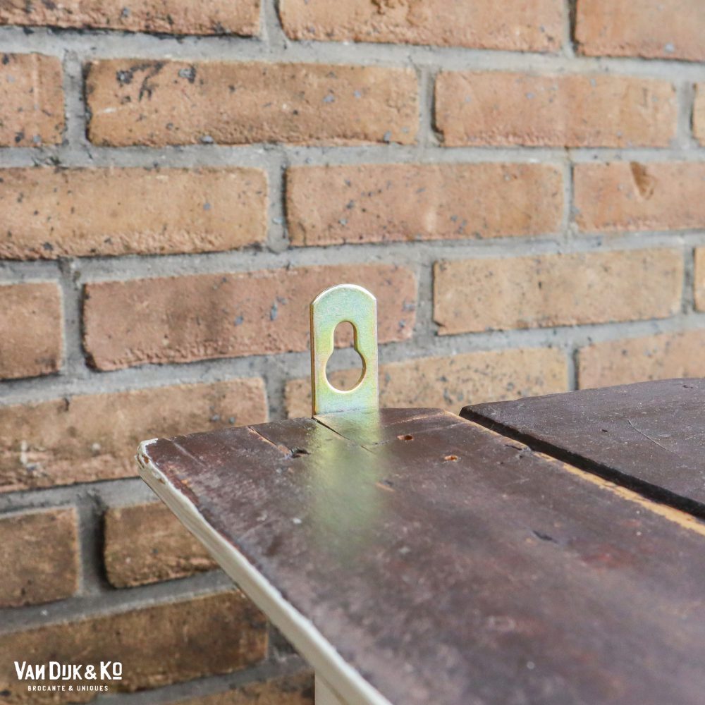 Witte brocante hangkast - Afbeelding 11