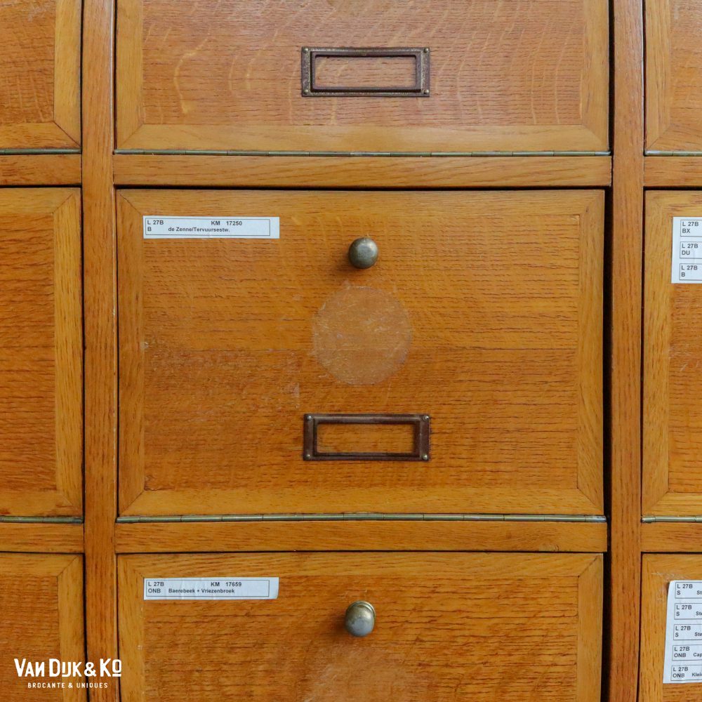 Lage vintage kleppenkast - Afbeelding 8