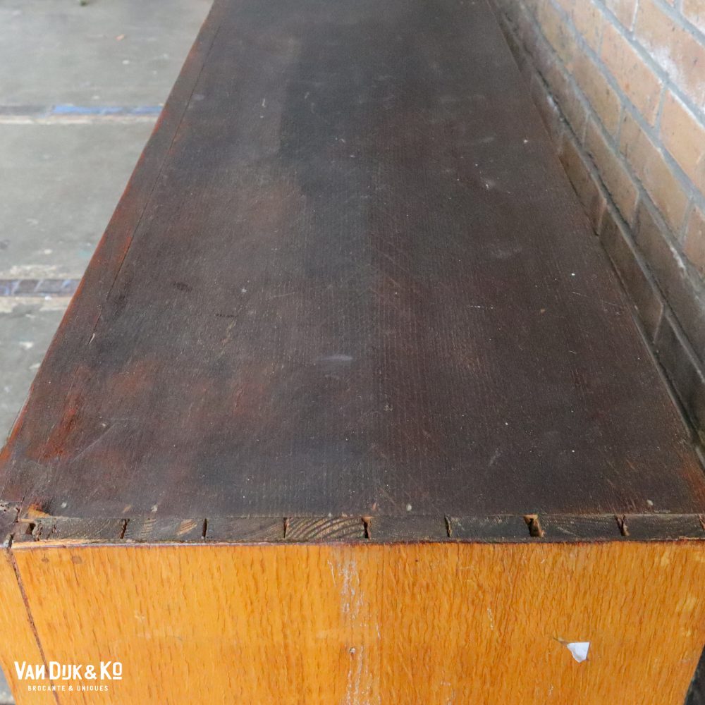 Lage vintage kleppenkast - Afbeelding 5