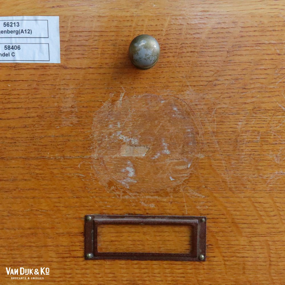 Lage vintage kleppenkast - Afbeelding 7