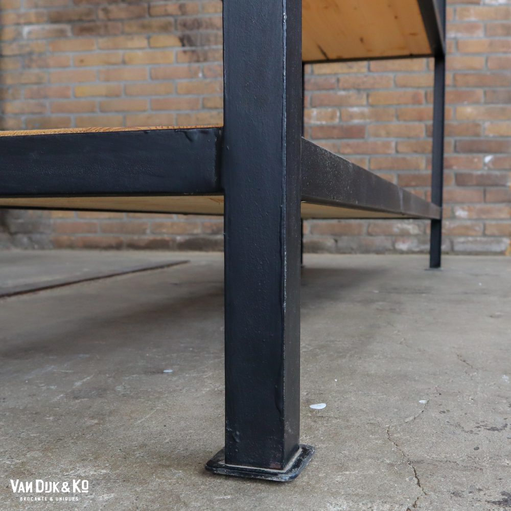 Zwart industrieel rek - Afbeelding 7