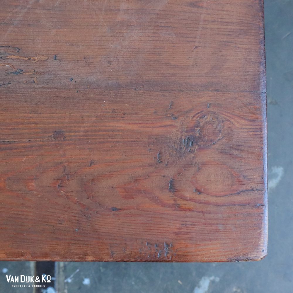 Brocante houten tafel - Afbeelding 5