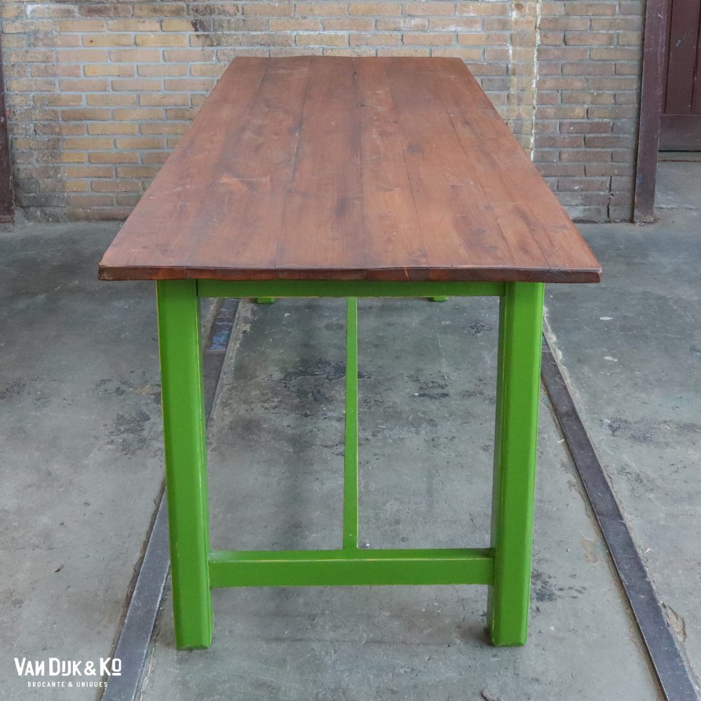 Brocante houten tafel - Afbeelding 3