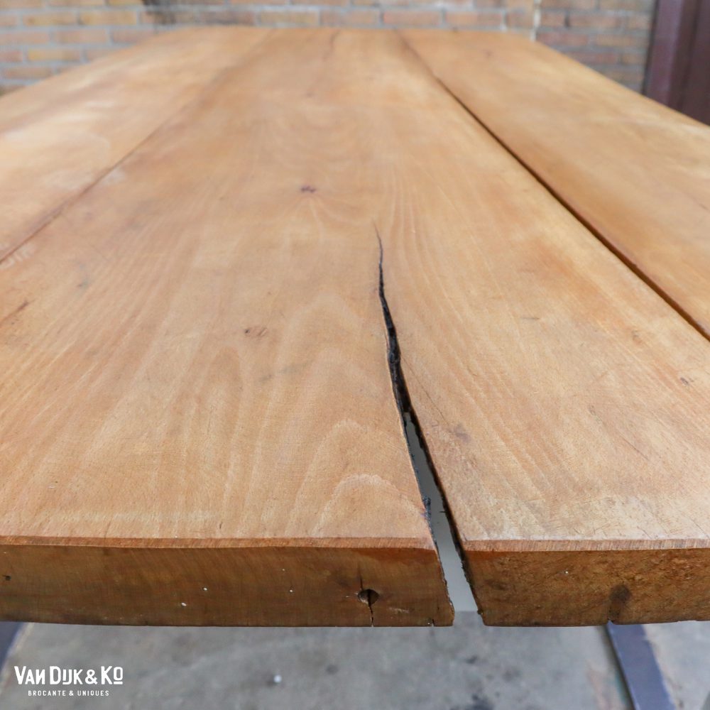 Landelijke houten tafel - Afbeelding 4