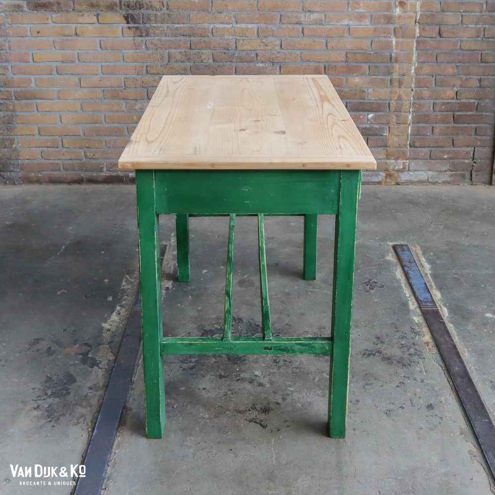 Brocante groene bureau - Afbeelding 5