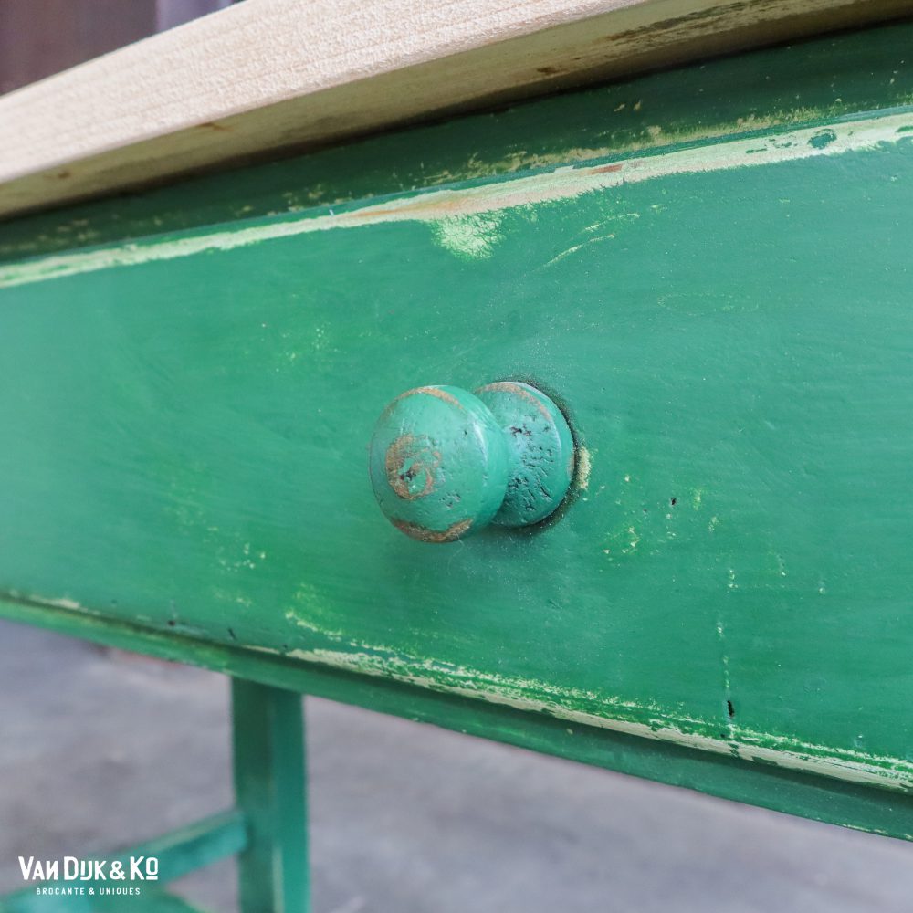 Brocante groene bureau - Afbeelding 8