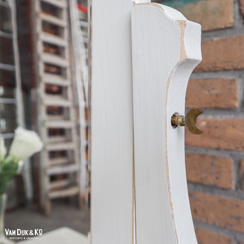Brocante witte kaptafel - Afbeelding 4