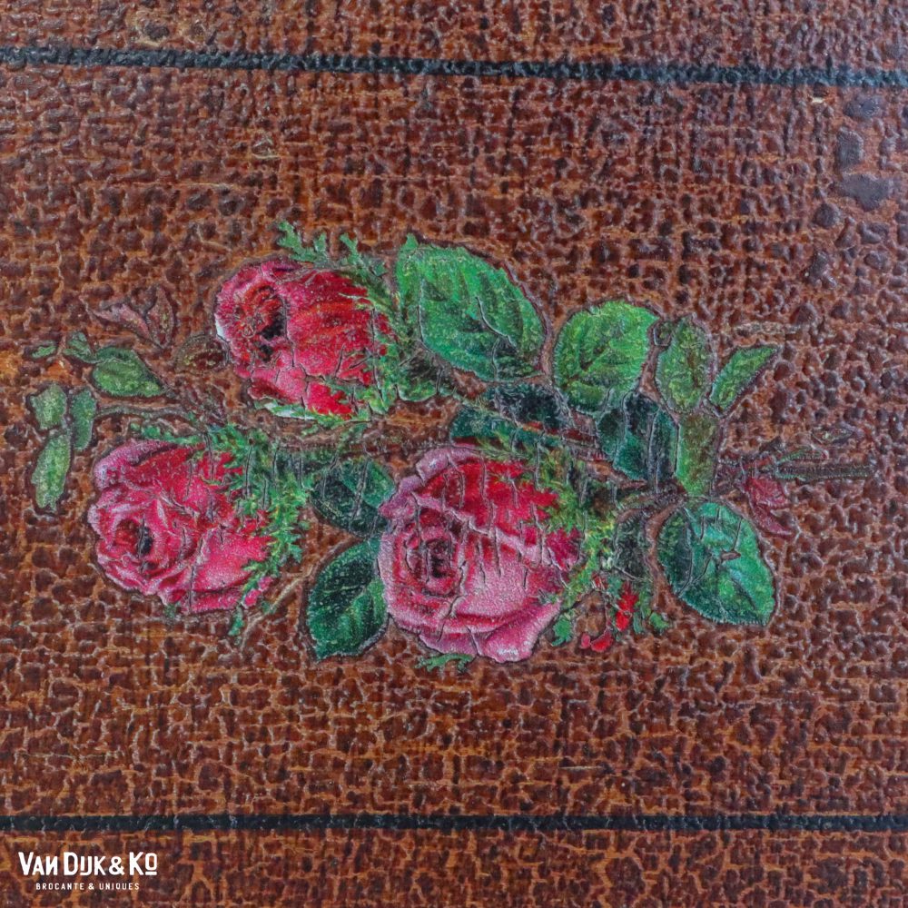 Craquelé linnenkast met Bloemenprint - Afbeelding 13