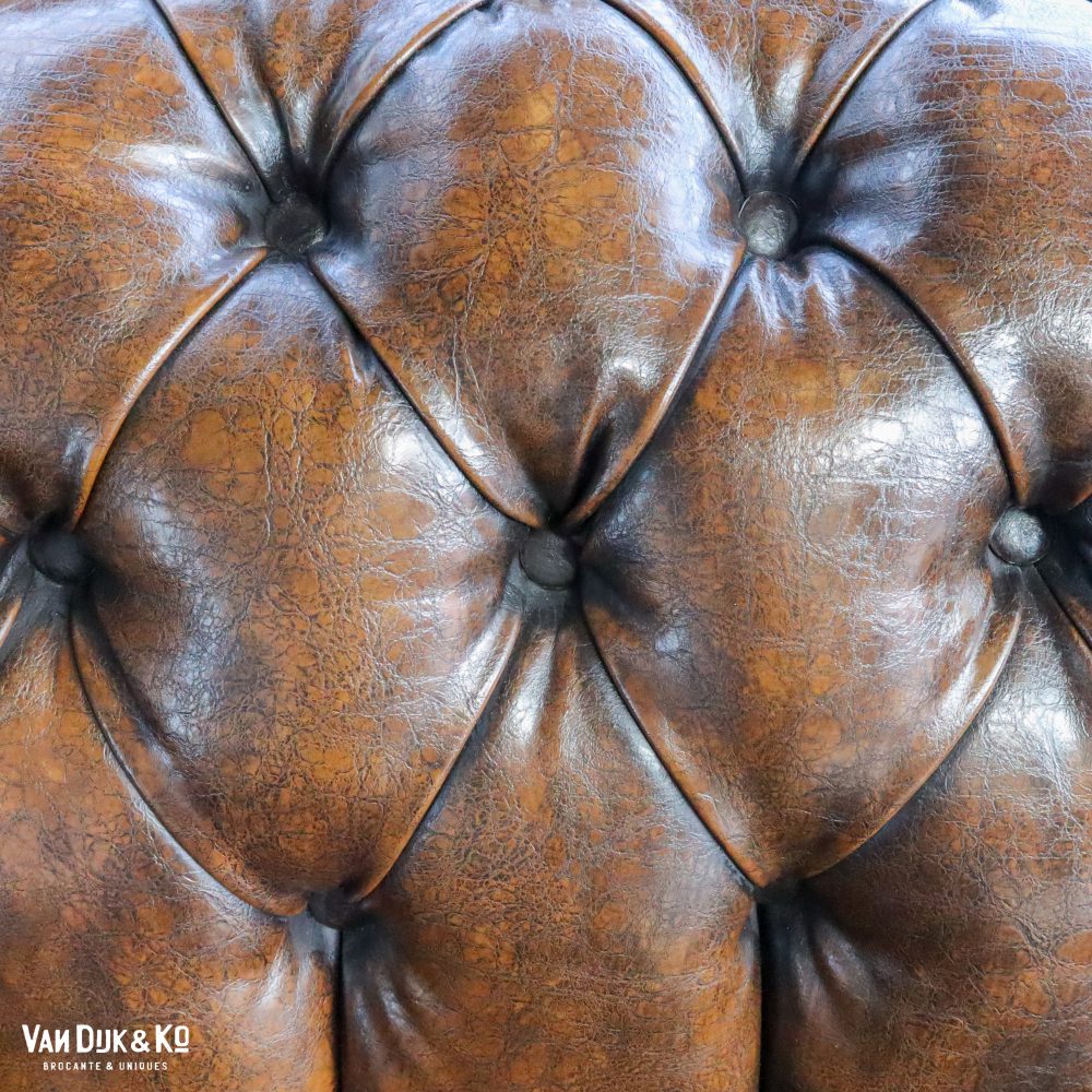 Leren bank met Chesterfield look - Afbeelding 9