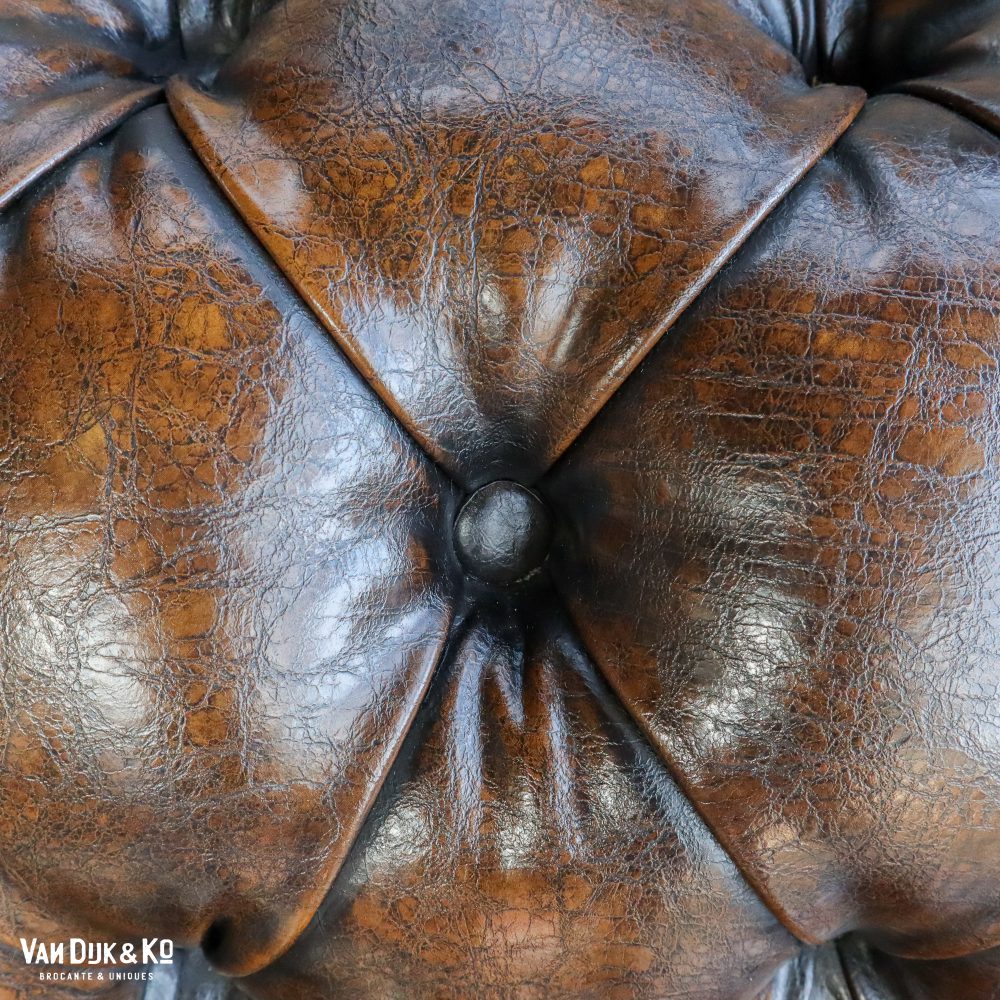 Leren bank met Chesterfield look - Afbeelding 10