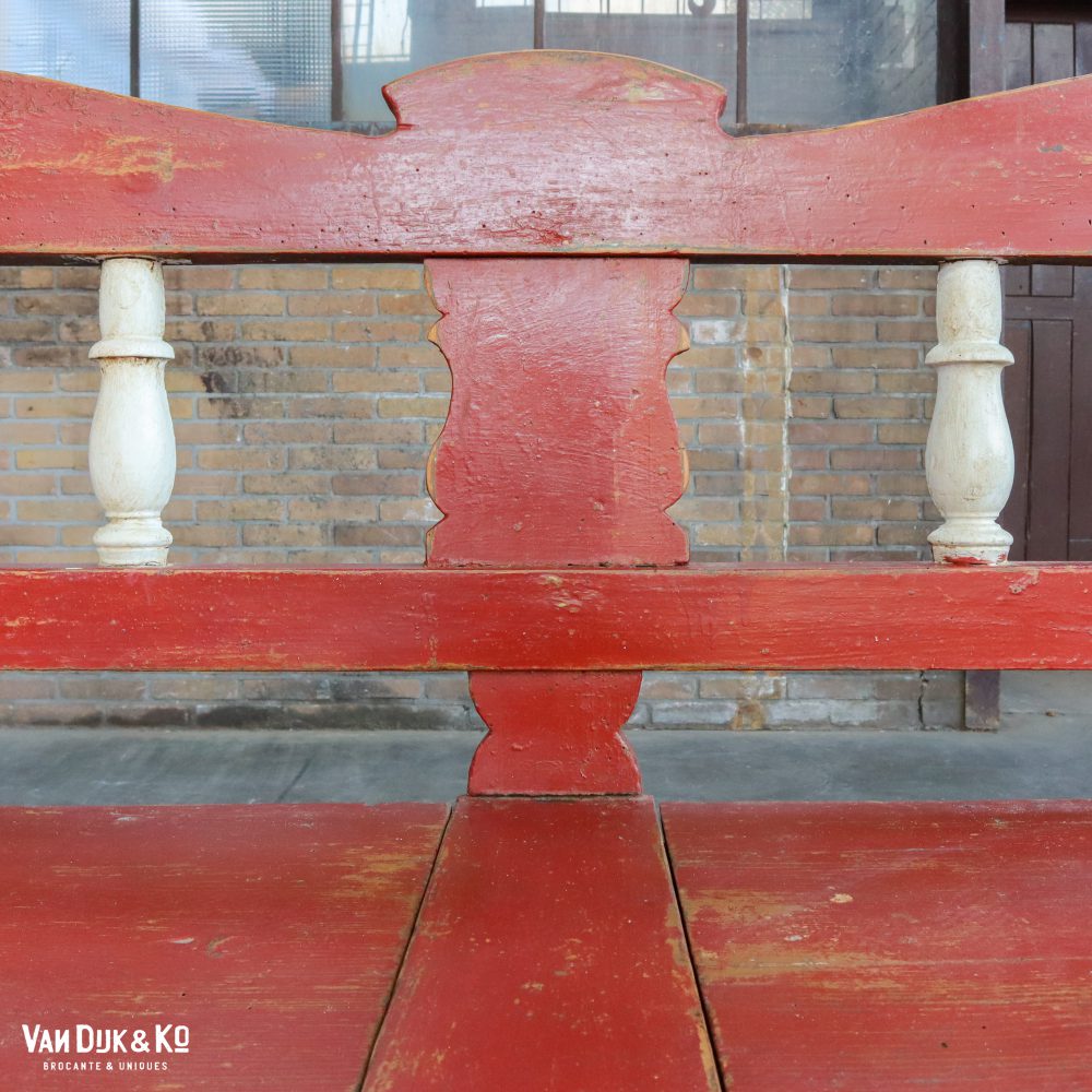 Grote houten klepbank - Afbeelding 6