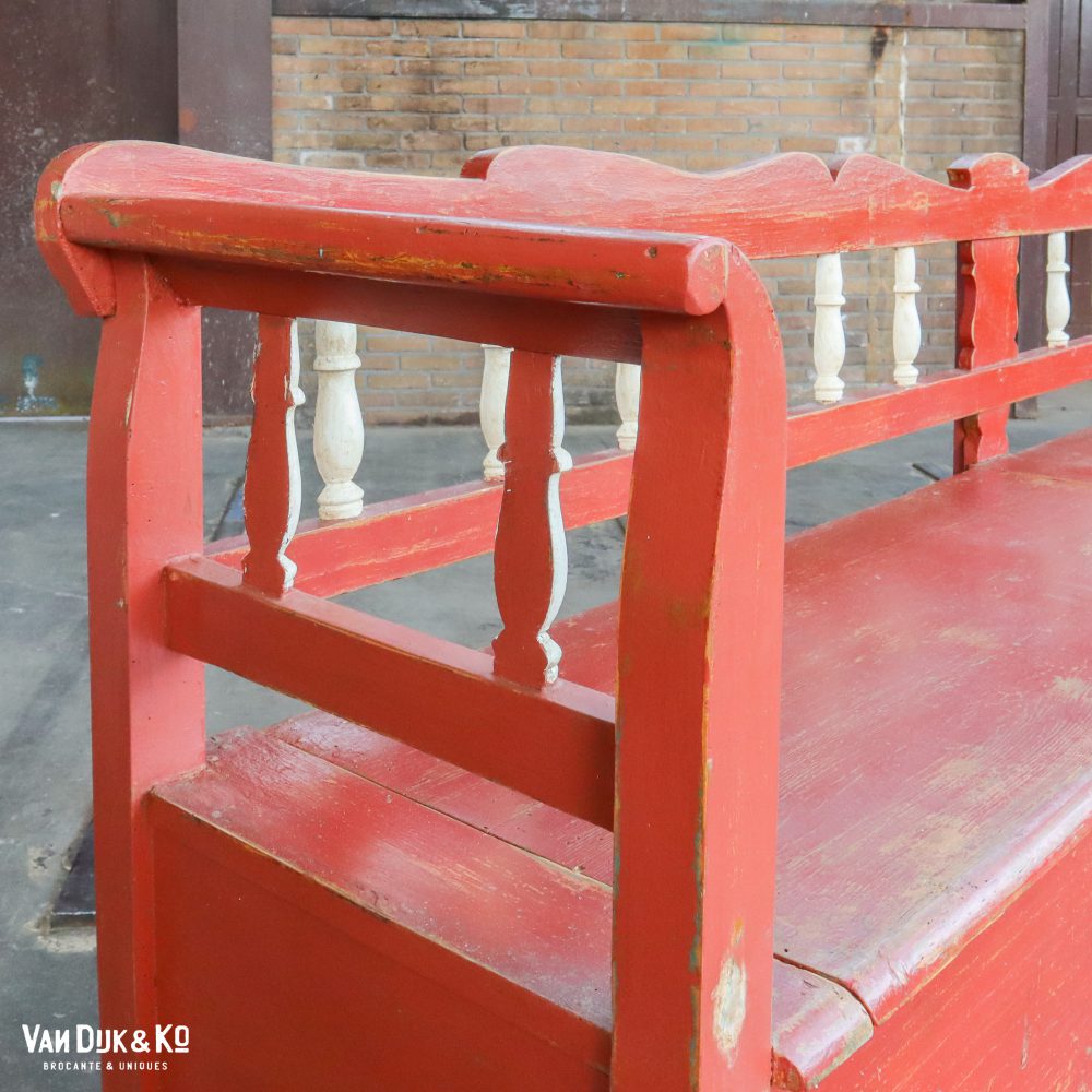 Grote houten klepbank - Afbeelding 5