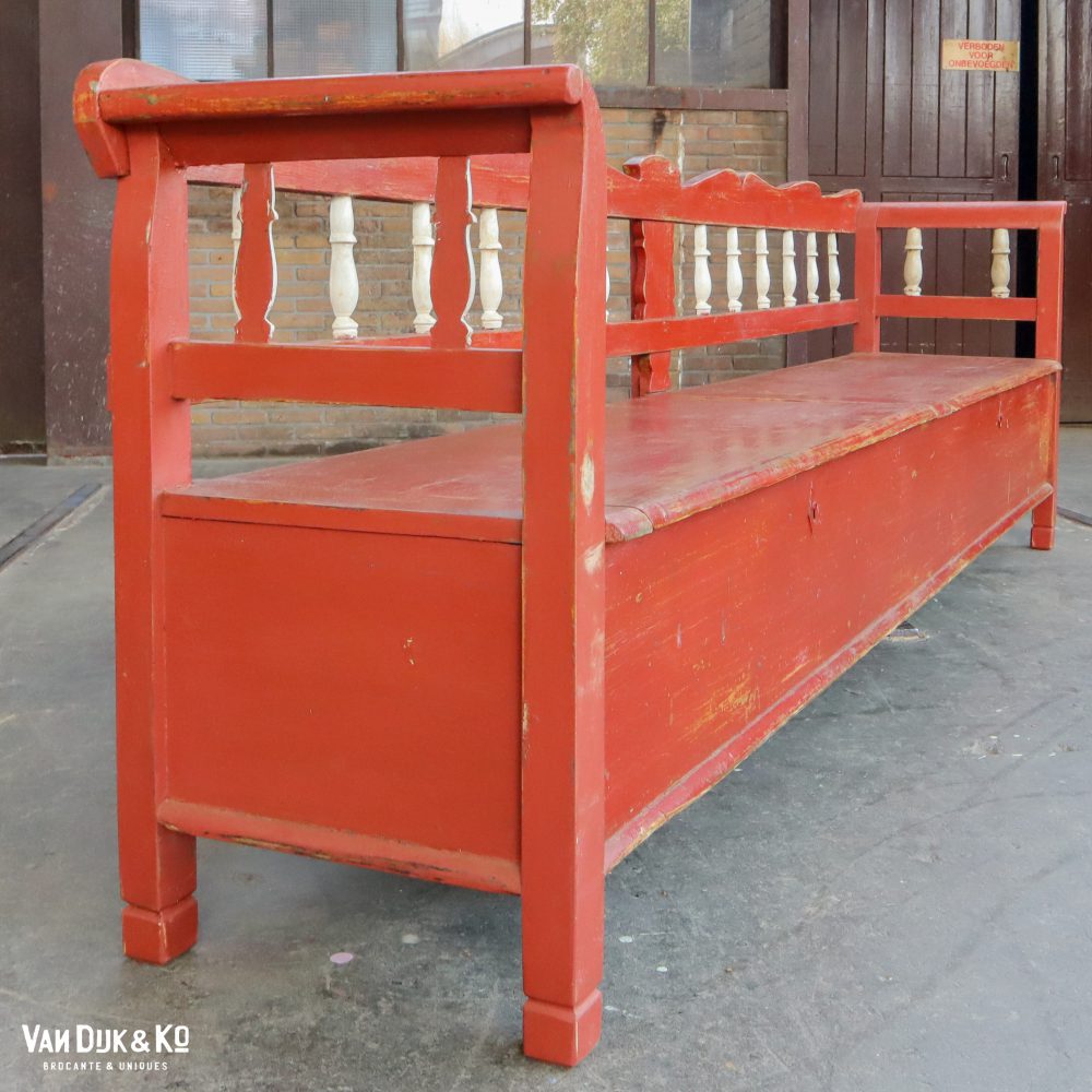 Grote houten klepbank - Afbeelding 4