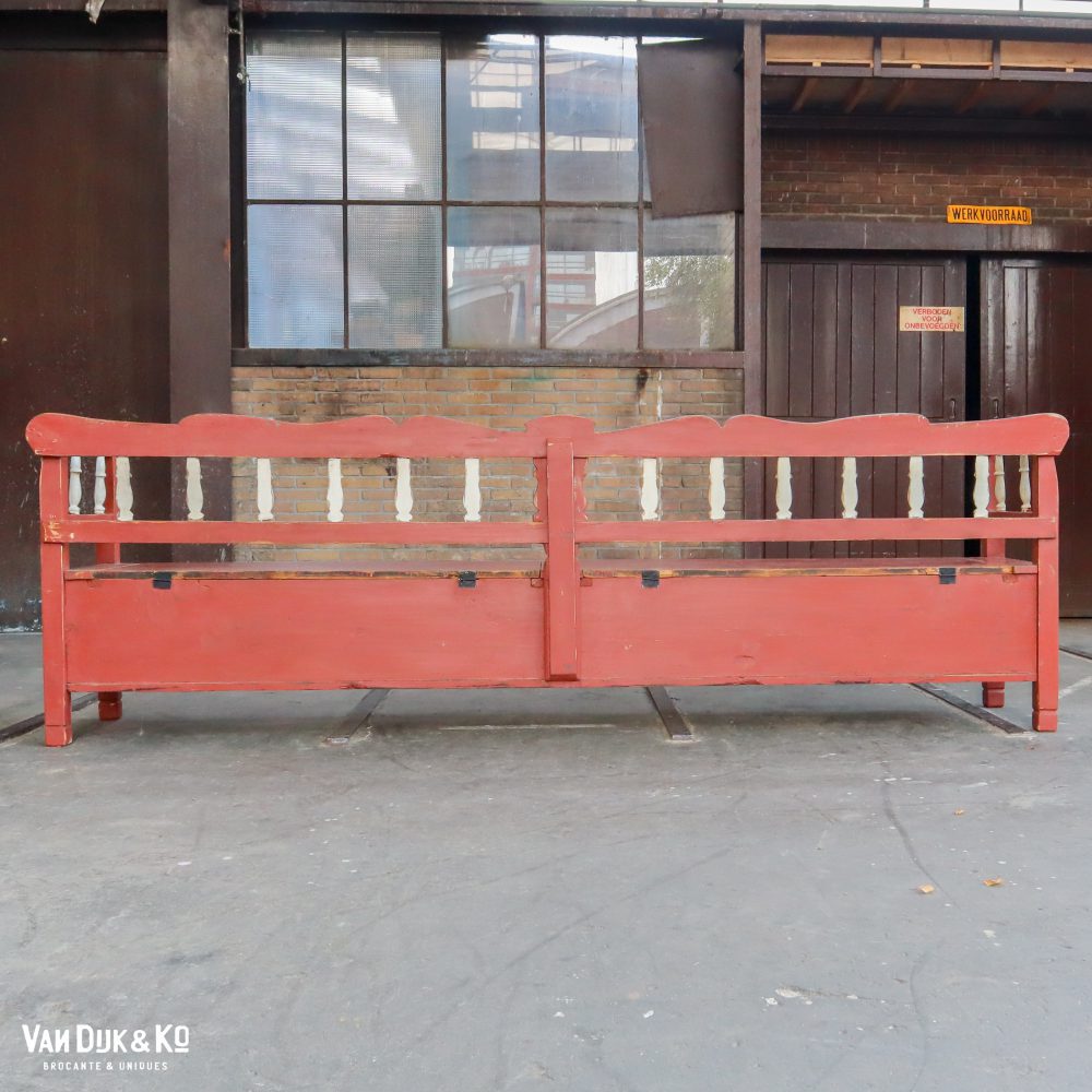 Grote houten klepbank - Afbeelding 15