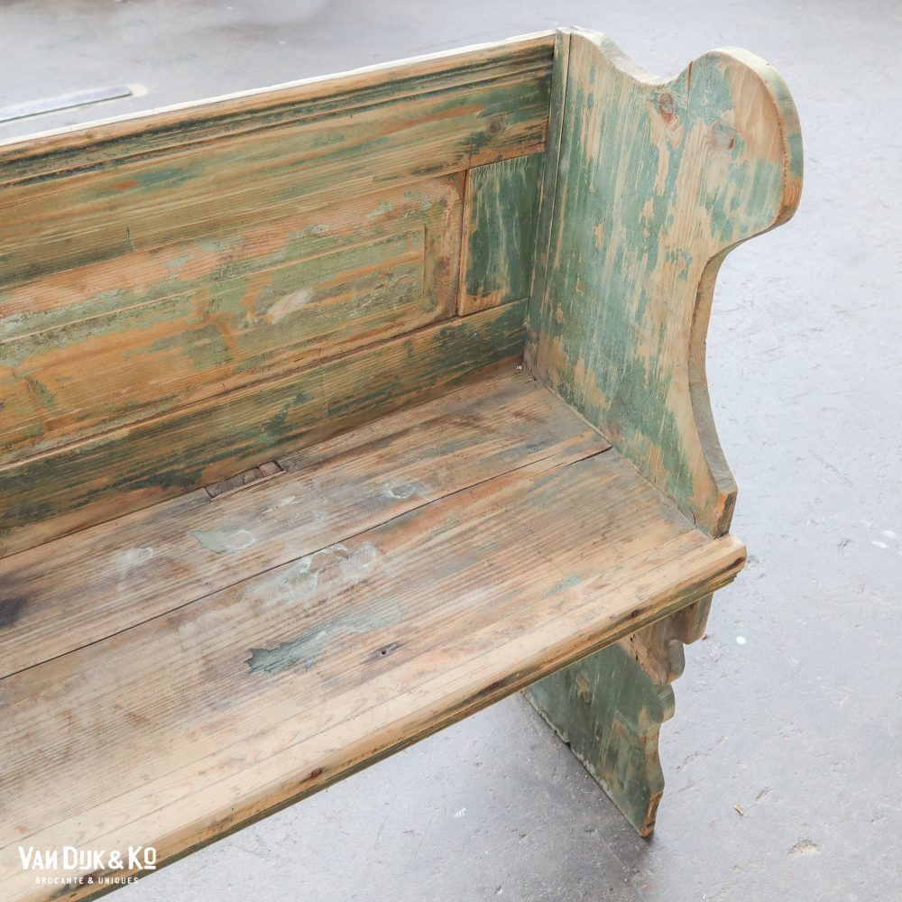 Houten Hongaarse hoekbank - Afbeelding 3