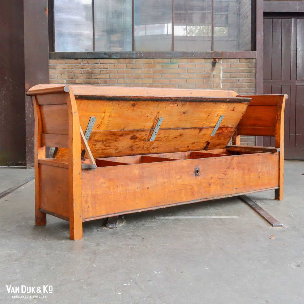 Houten klassieke klepbank - Afbeelding 3