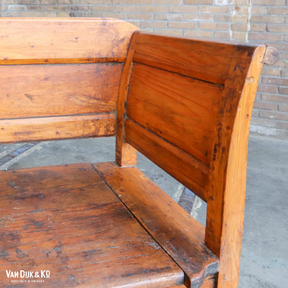 Houten klassieke klepbank - Afbeelding 4