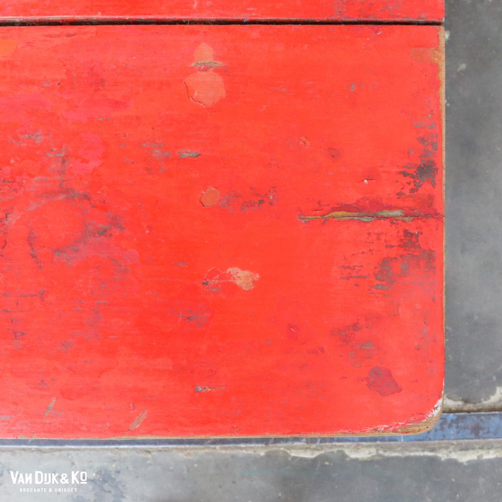 Brocante houten tafel - Afbeelding 6