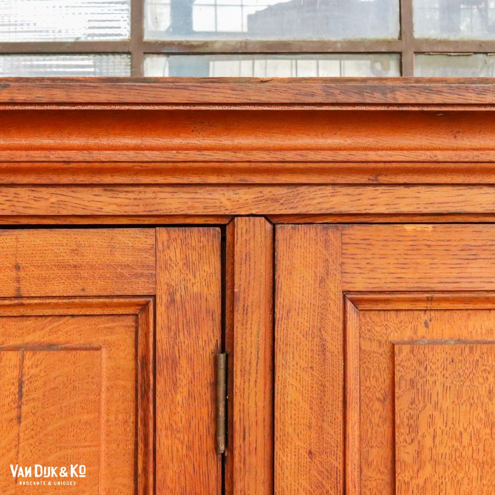 Antiek houten lockerkast - Afbeelding 4