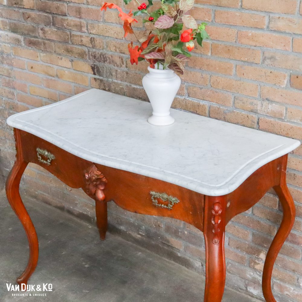 Sidetable met marmeren blad - Afbeelding 3